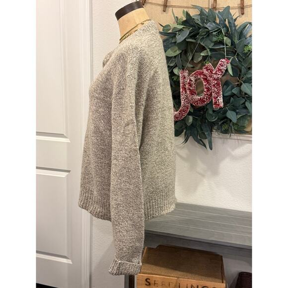 Vintage Environmental Clothing Co Wool Gray Sweater size L md in usa - Picture 6 of 8